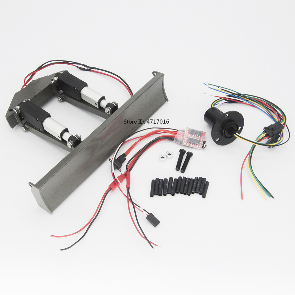 Model Kit Excavator - RC EC160E Metal Blade Bucket Kit