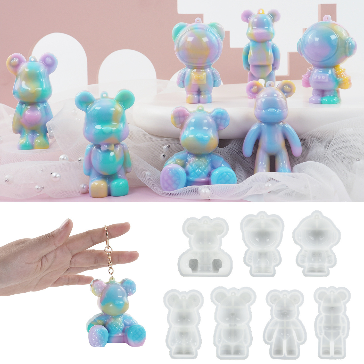 Model Kit Varnish - DIY Crystal Epoxy Resin Mold 3D