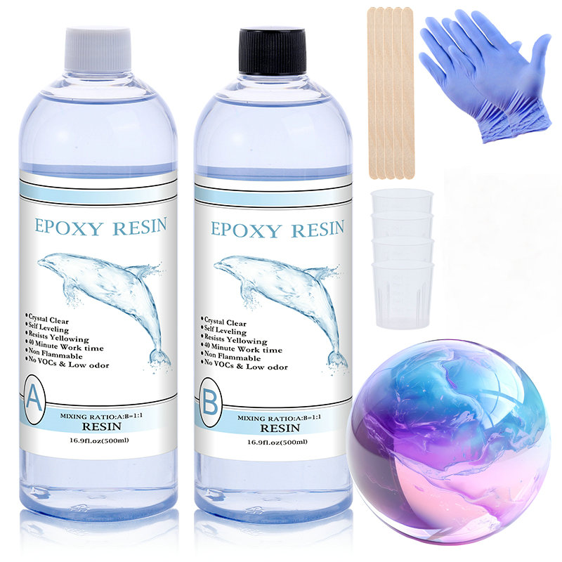 Resin Kit Cast - 1:1 Clear Epoxy Resin Crystal Clear