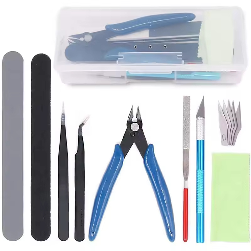 Model Kit Tweezers - 9PCS/1set Model Building Tool Kit, Basic
