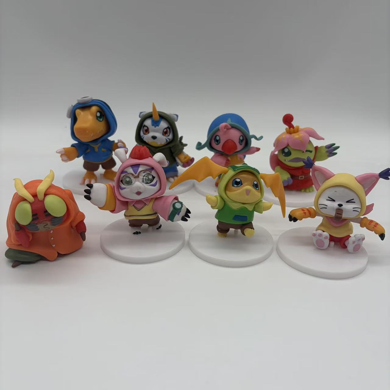 Model Kit Digimon - High Quality 8pcs/set Anime Digital Monster