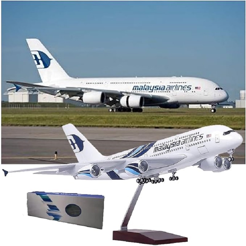Resin Kit Cast - 1:160 Scale Malaysia Airlines A380 Metal
