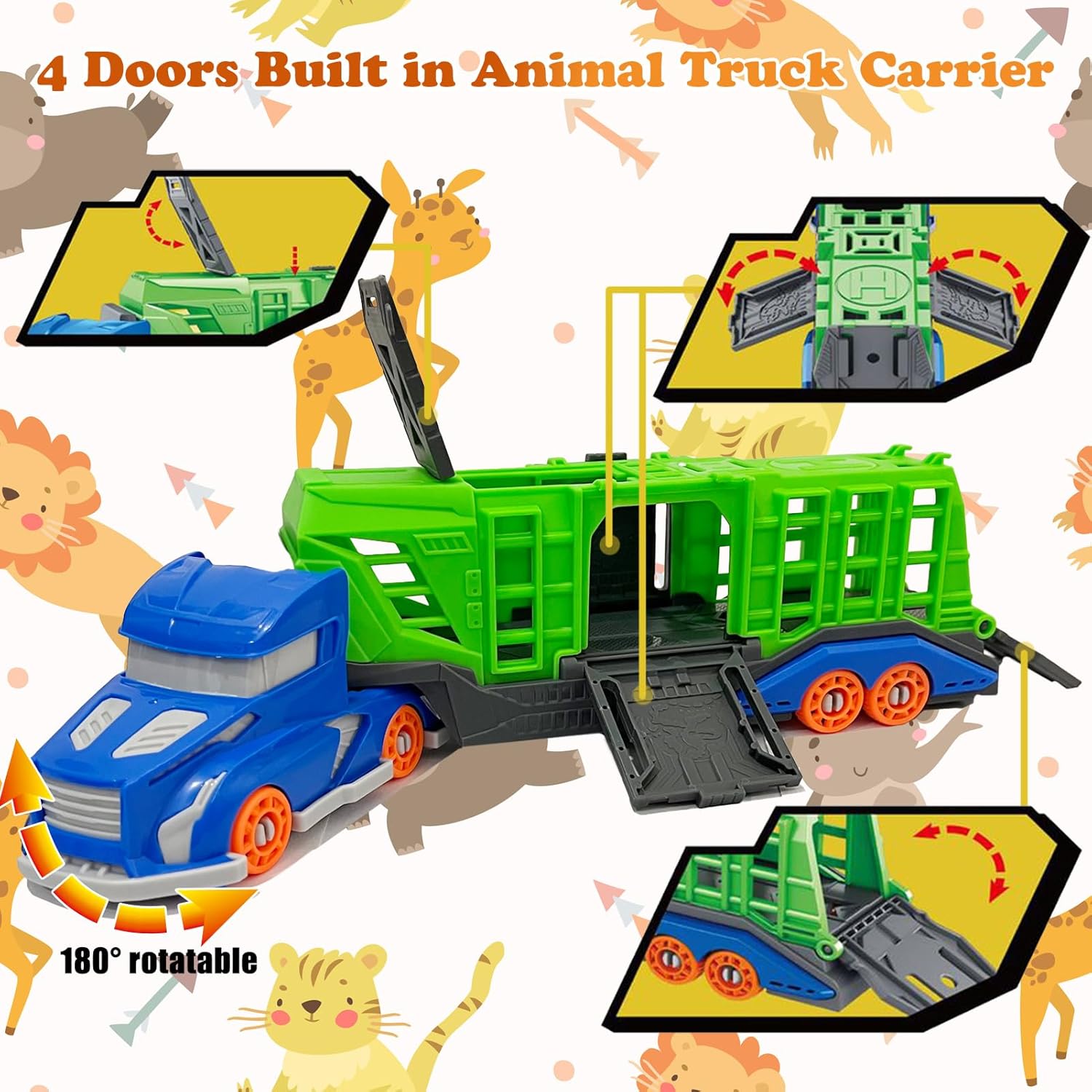Dinosaur Animal Transport Vehi - Model Kit Dinosaur recension och pris