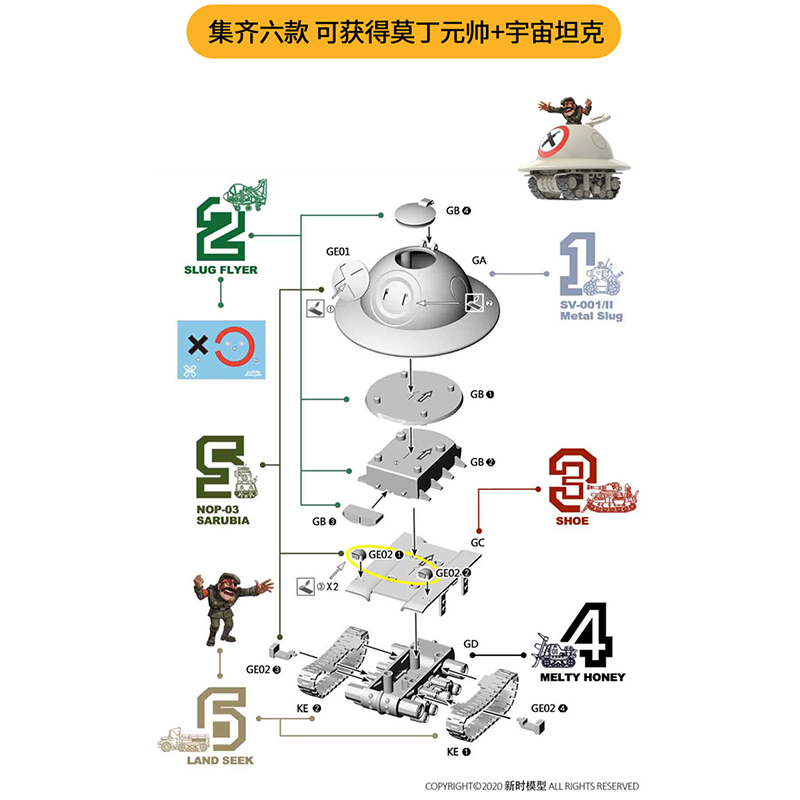 New Era Models Metal Slug X Se - Model Kit Metal Slug recension och pris