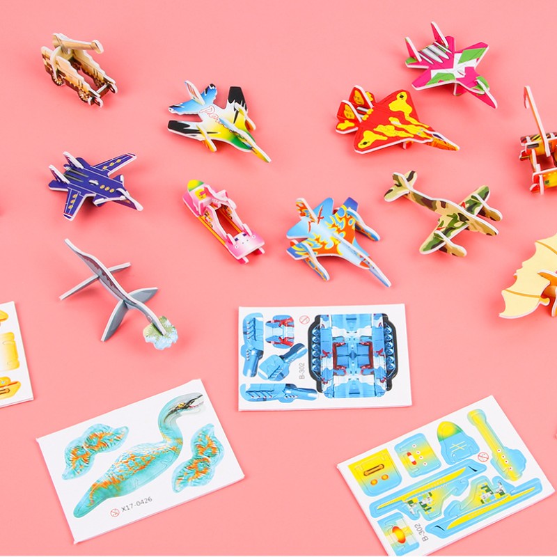 10pcs Creative Cute Paper Plan - Model Kit Dinosaur recension och pris