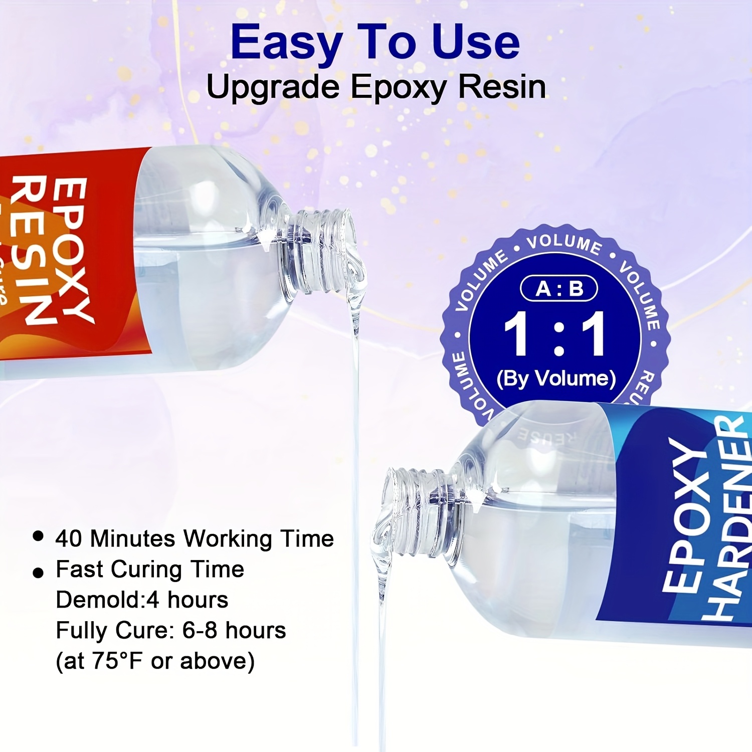 Clear Epoxy Resin Kit 8oz/16oz - Resin Kit Cast recension och pris