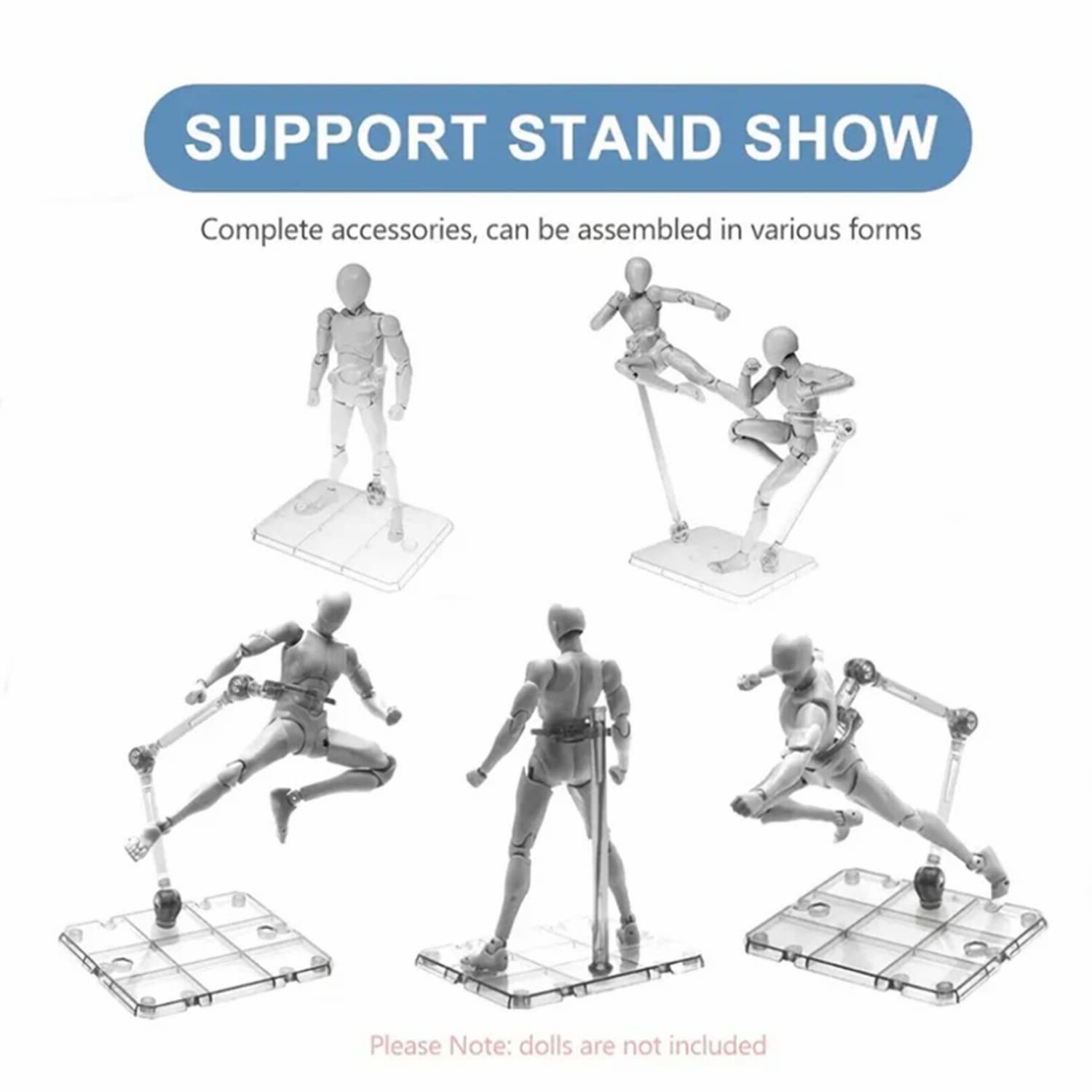 Action Figure Stands, Action F - Model Kit Hg recension och pris