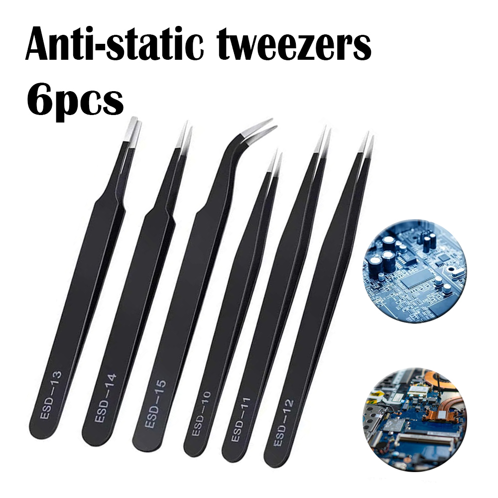 VETUS Anti Static Stainlesss S - Model Kit Tweezers recension och pris