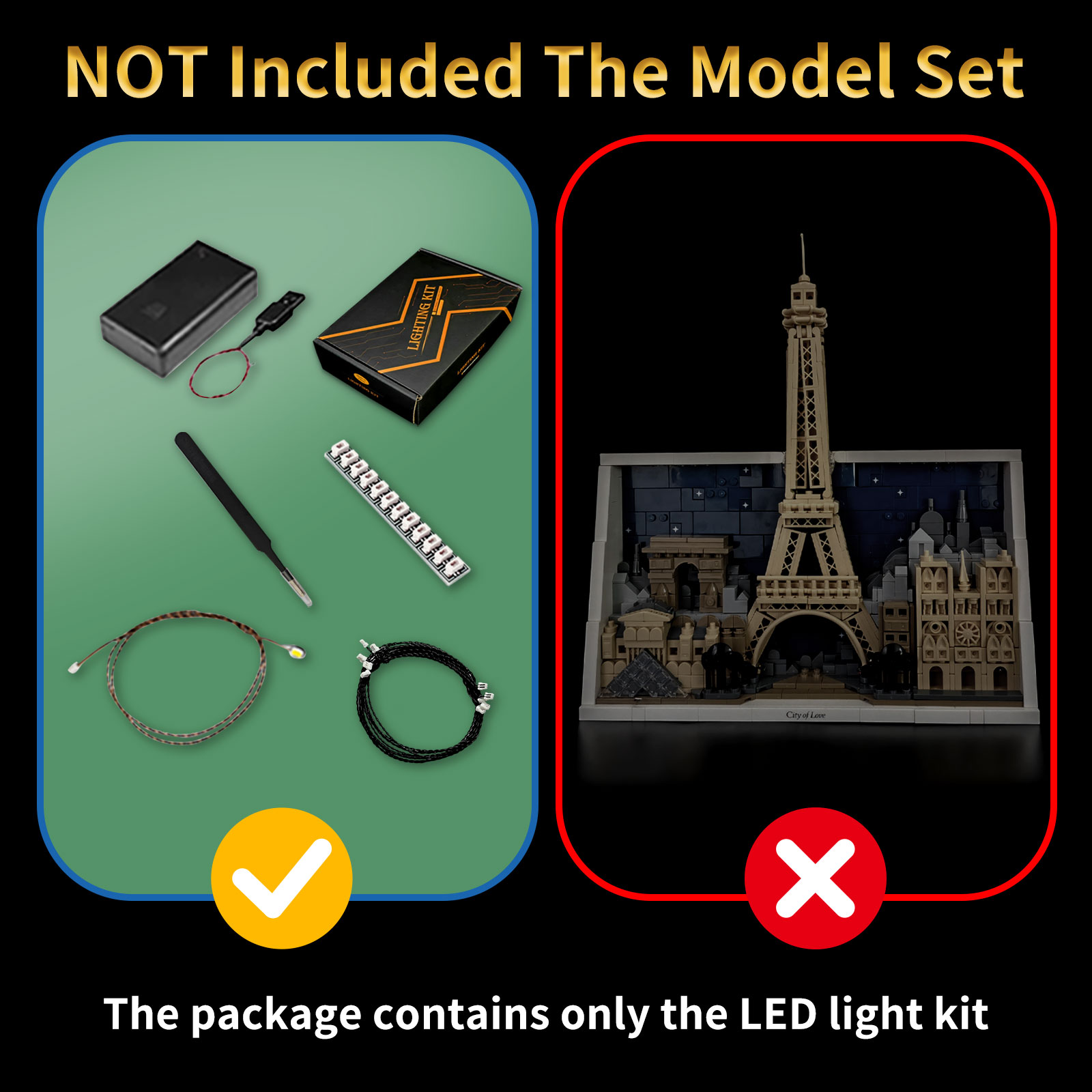 LYBMTWF LED Lighting Kit Compa - Model Kit Lego recension och pris