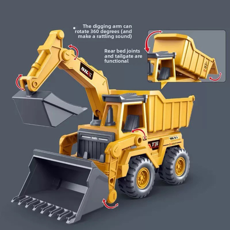 1pcs Excavator Truck Model Toy - Model Kit Excavator recension och pris