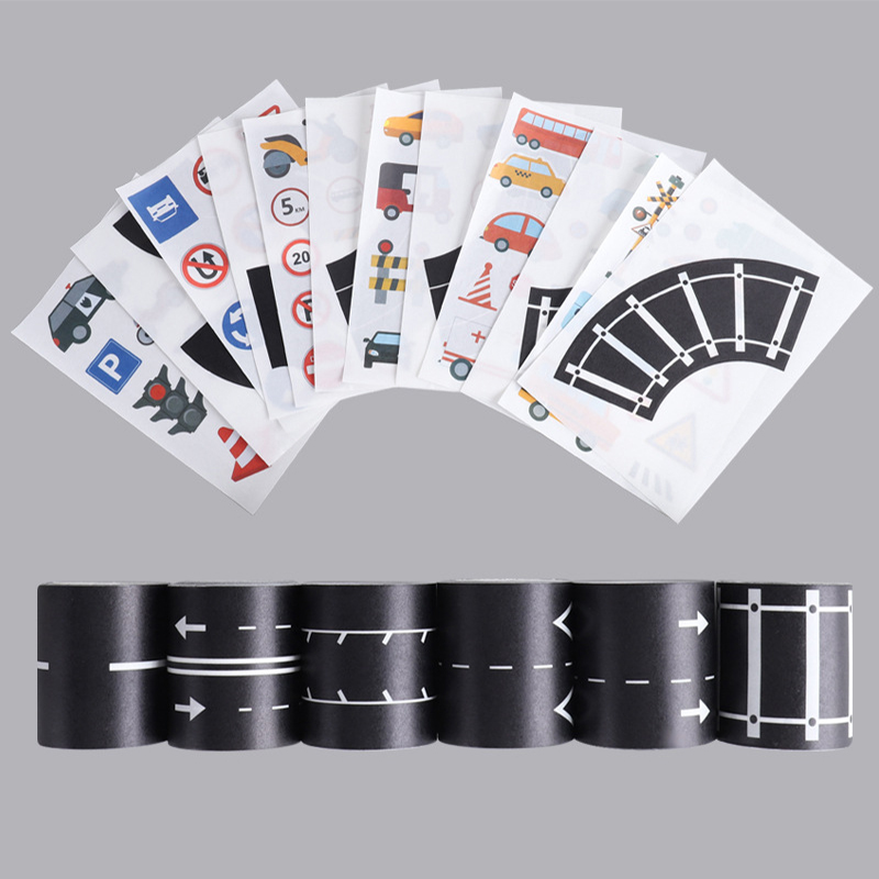 6 rolls/box DIY road and rail  - Masking Tape Thin recension och pris