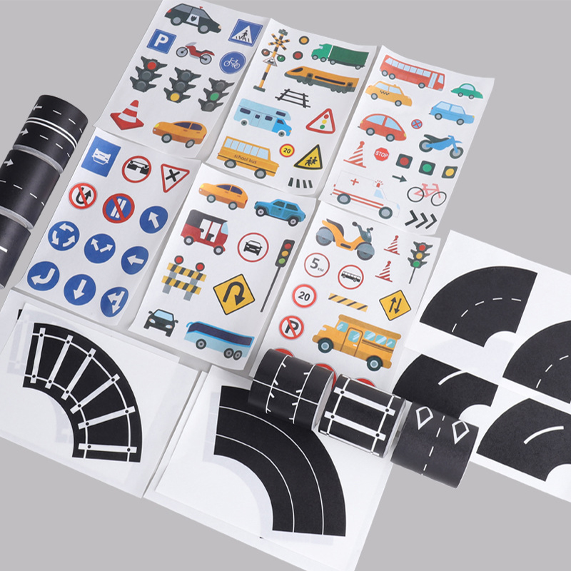 6 rolls/box DIY road and rail  - Masking Tape Thin recension och pris