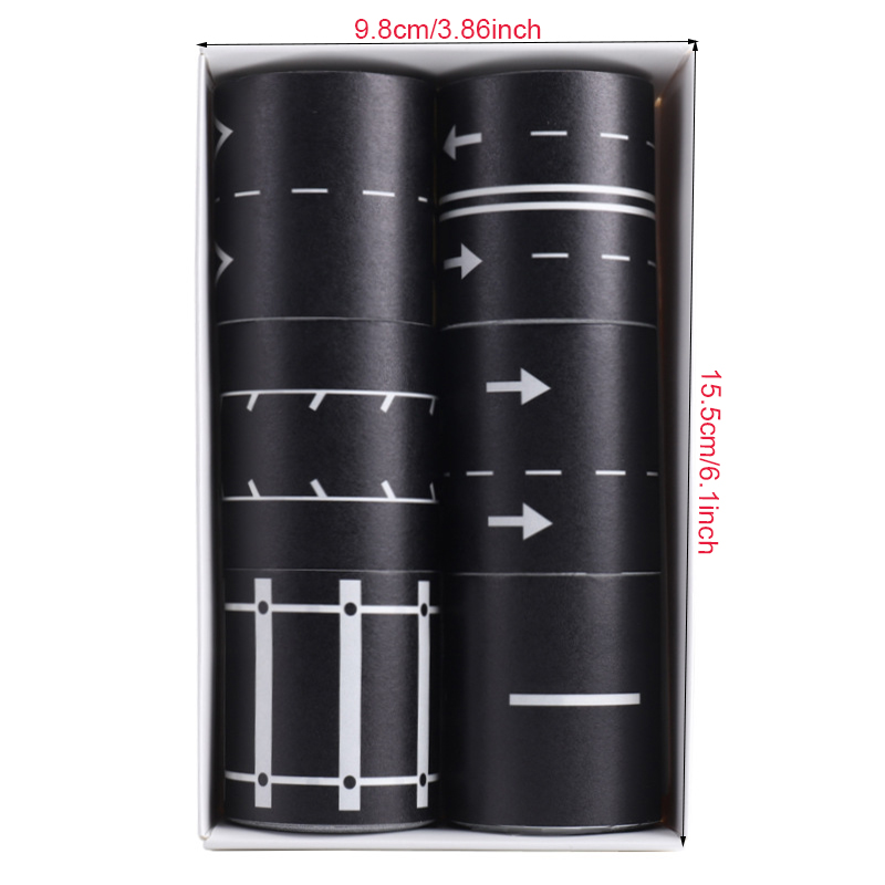 6 rolls/box DIY road and rail  - Masking Tape Thin recension och pris