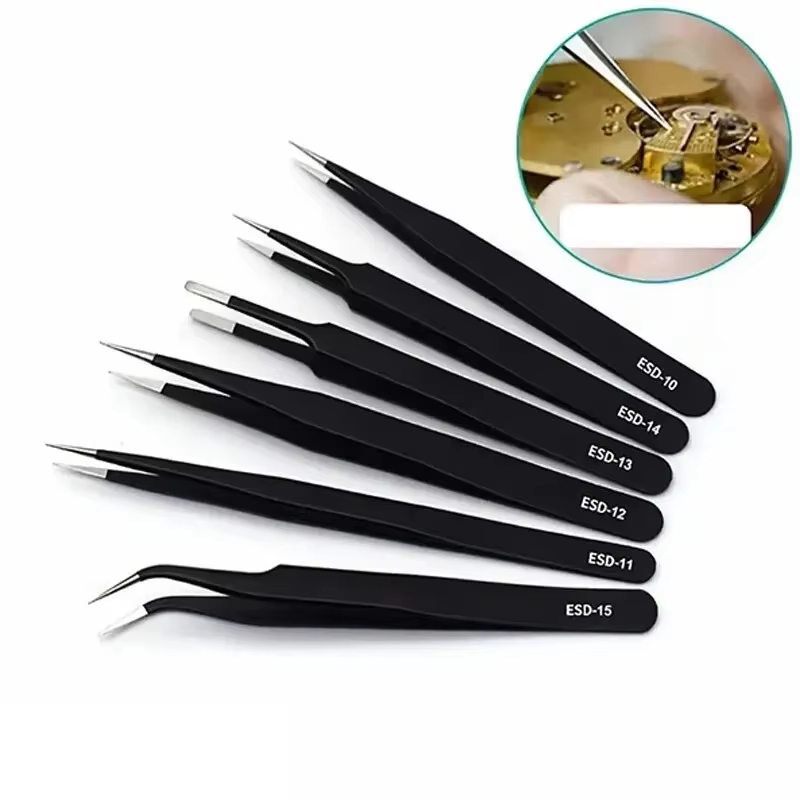 Precision Tweezers Set ESD Ant - Model Kit Tweezers recension och pris