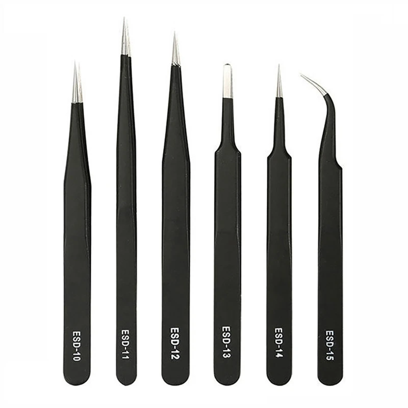 Precision Tweezers Set ESD Ant - Model Kit Tweezers recension och pris
