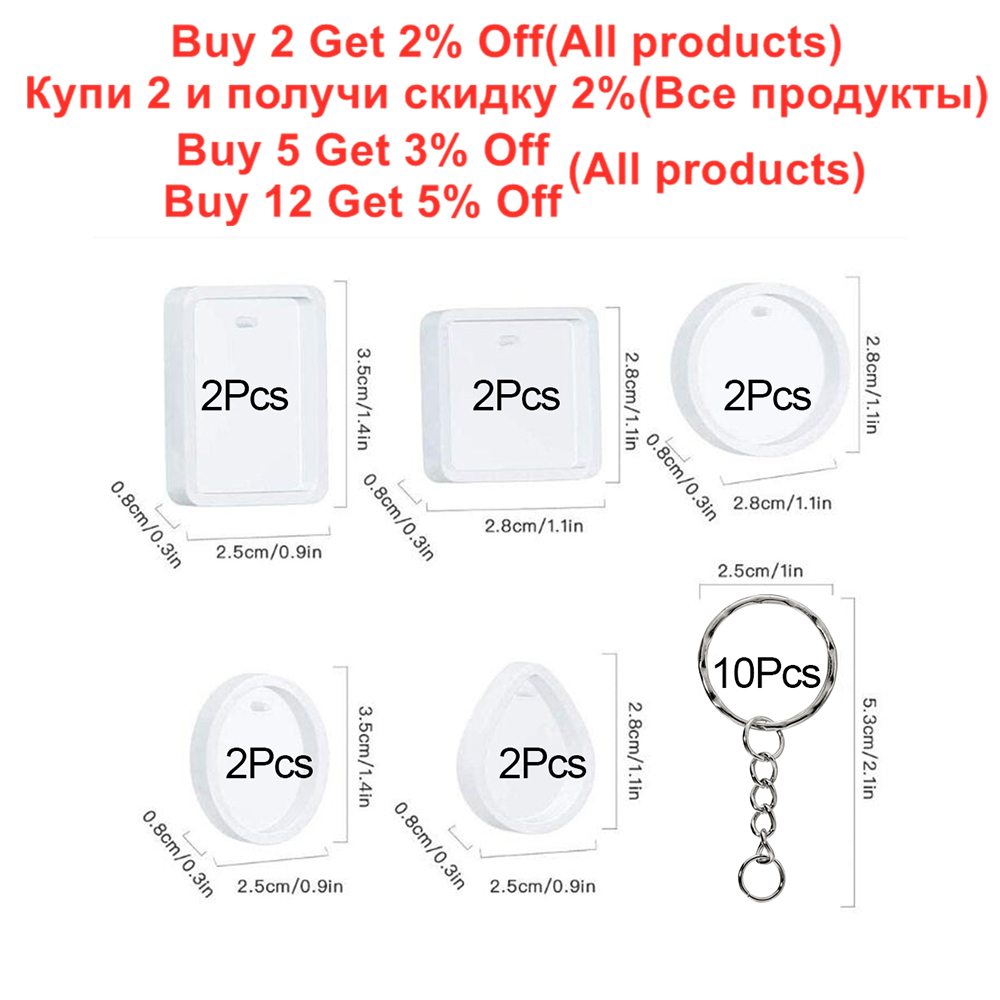 20Pcs/Set DIY Keychain Pendant - Resin Kit Cast recension och pris