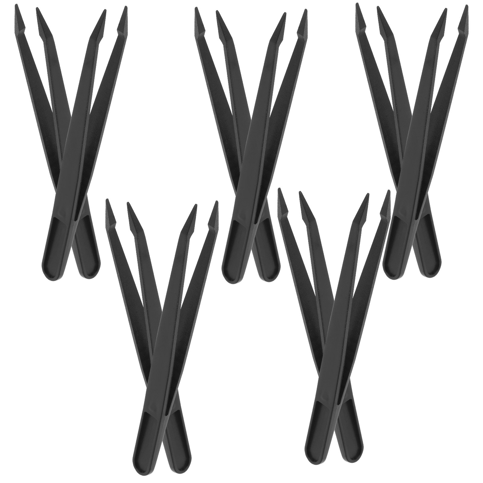 10Pcs Plastic Precision Tweeze - Model Kit Tweezers recension och pris
