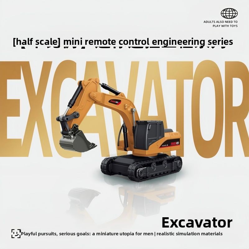 1:64 Metal RC Engineering Car  - Model Kit Excavator recension och pris