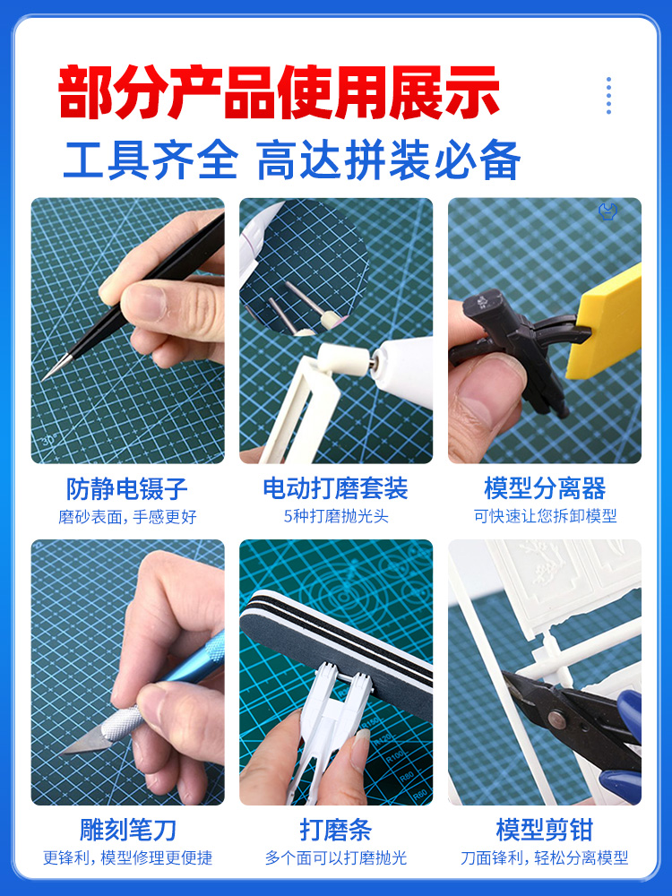 Gundan Model Tool for Modeling - Model Kit Tweezers recension och pris