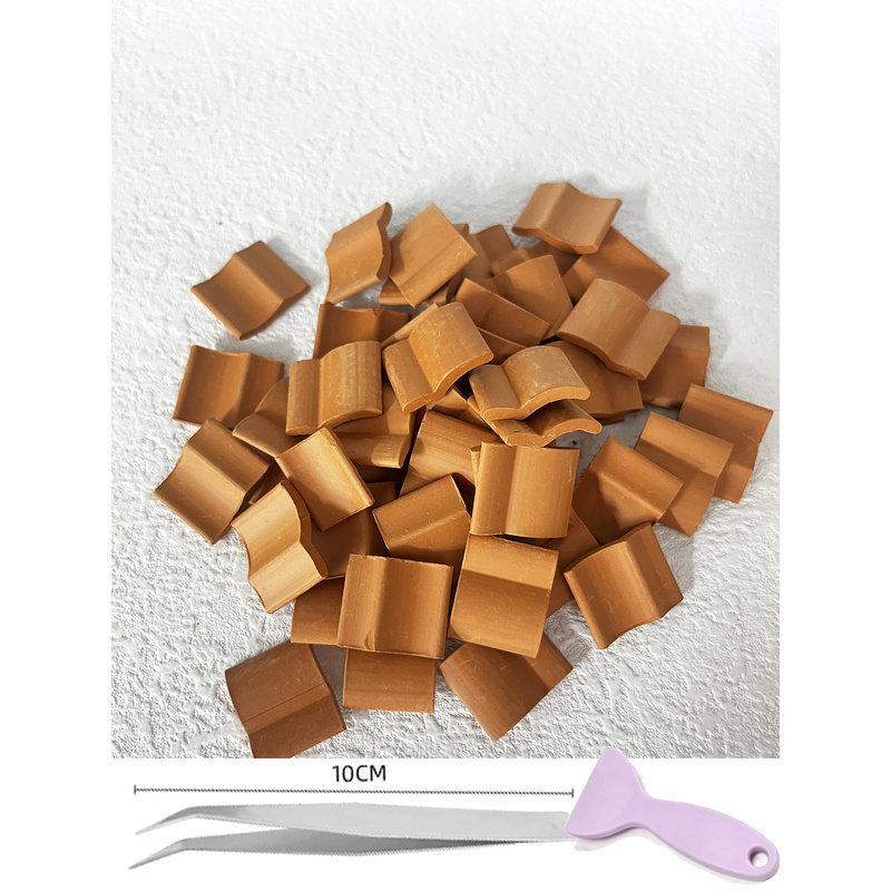 Miniature Roof Tiles Set 100pc - Model Kit Tweezers recension och pris