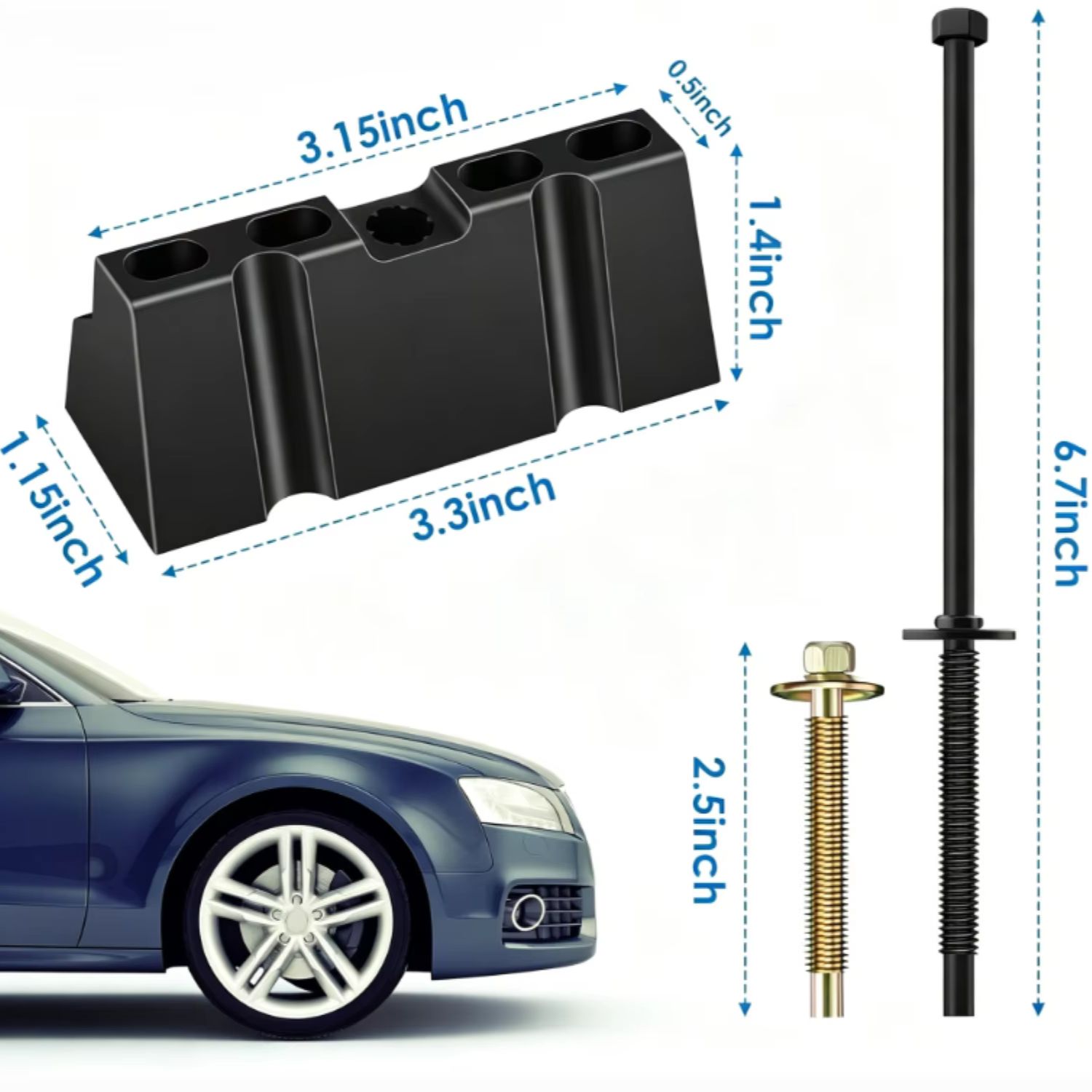 Battery Hold Down Clamp Bracke - Model Kit Mustang recension och pris