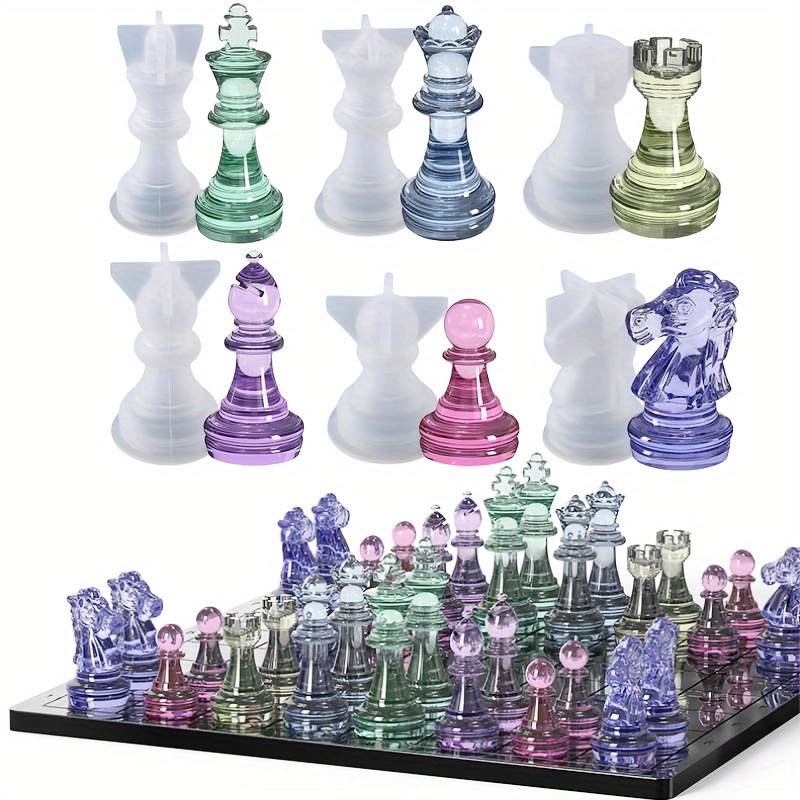 23pcs Chess Set with Silicone  - Resin Kit Cast recension och pris