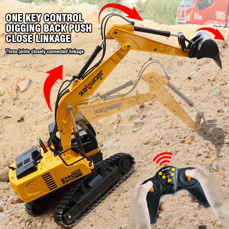 Huina Rc Excavator 1/24 9Ch Re - Model Kit Excavator recension och pris