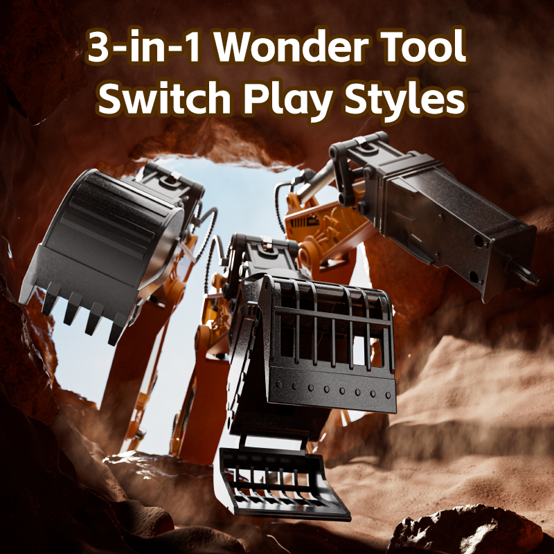 RC Excavator 14 Channel 3 IN 1 - Model Kit Excavator recension och pris