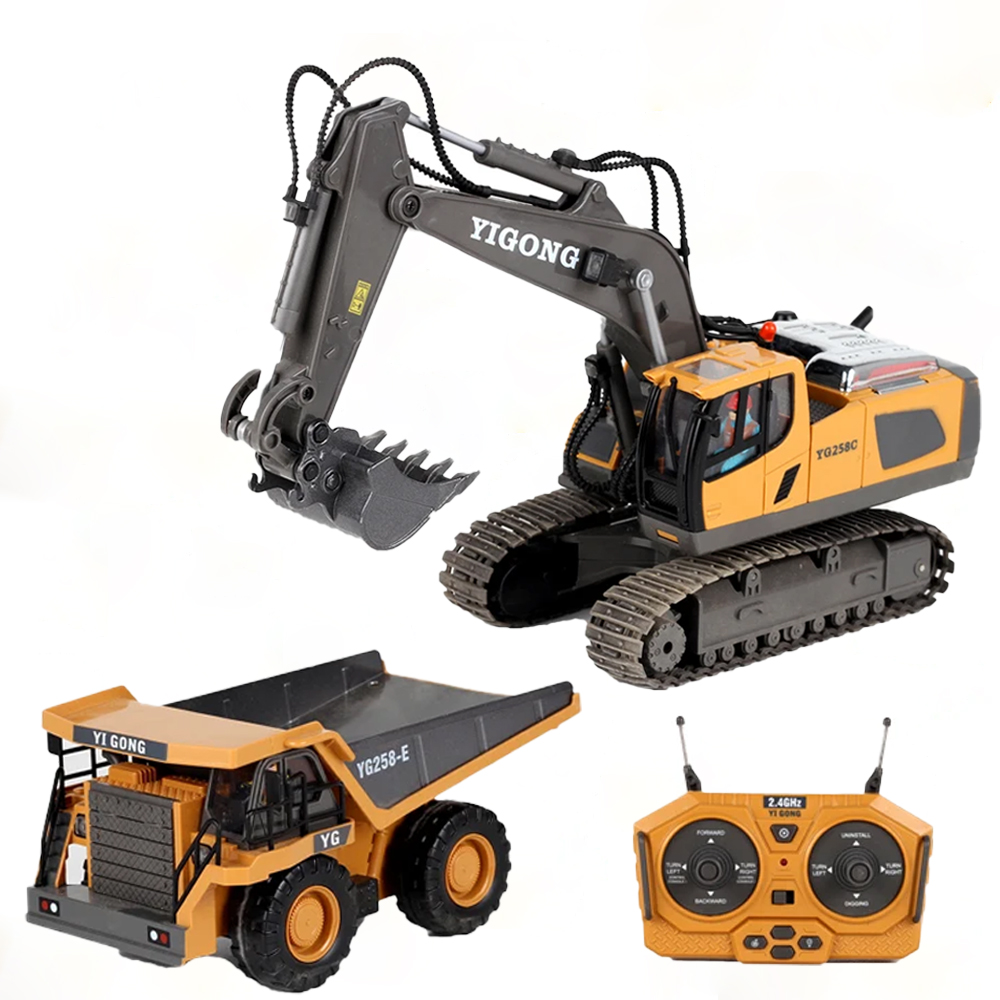 4WD Alloy RC Excavator Bulldoz - Model Kit Excavator recension och pris