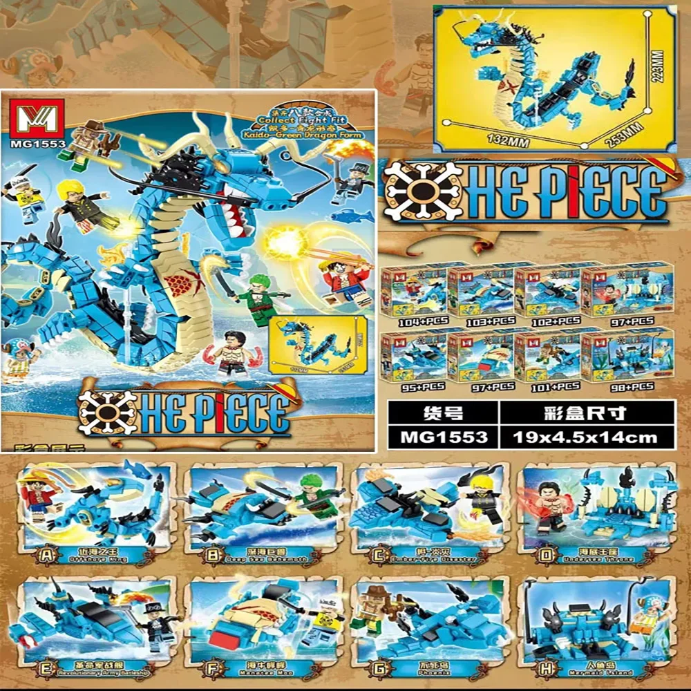 8in1 One Piece Building Blocks - Model Kit Lego recension och pris