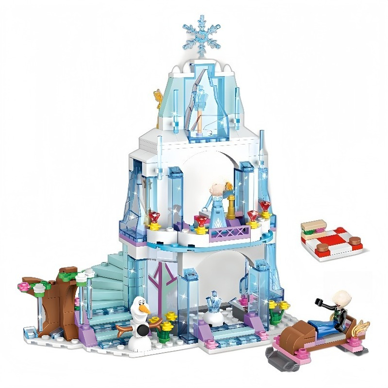 Elsa Ice Castle Building Block - Model Kit Lego recension och pris