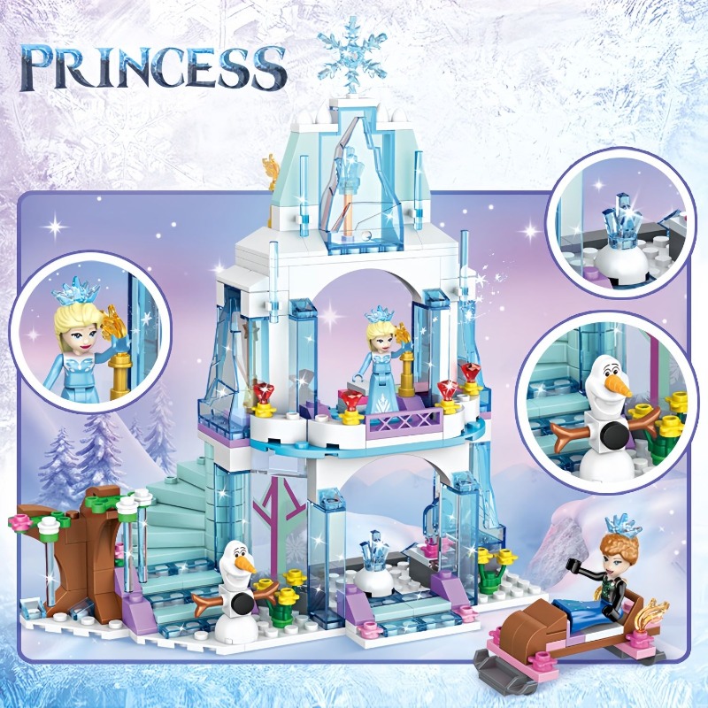 Elsa Ice Castle Building Block - Model Kit Lego recension och pris