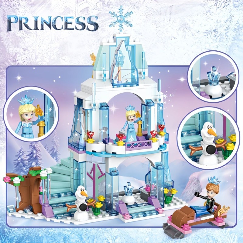 Elsa Ice Castle Building Block - Model Kit Lego recension och pris