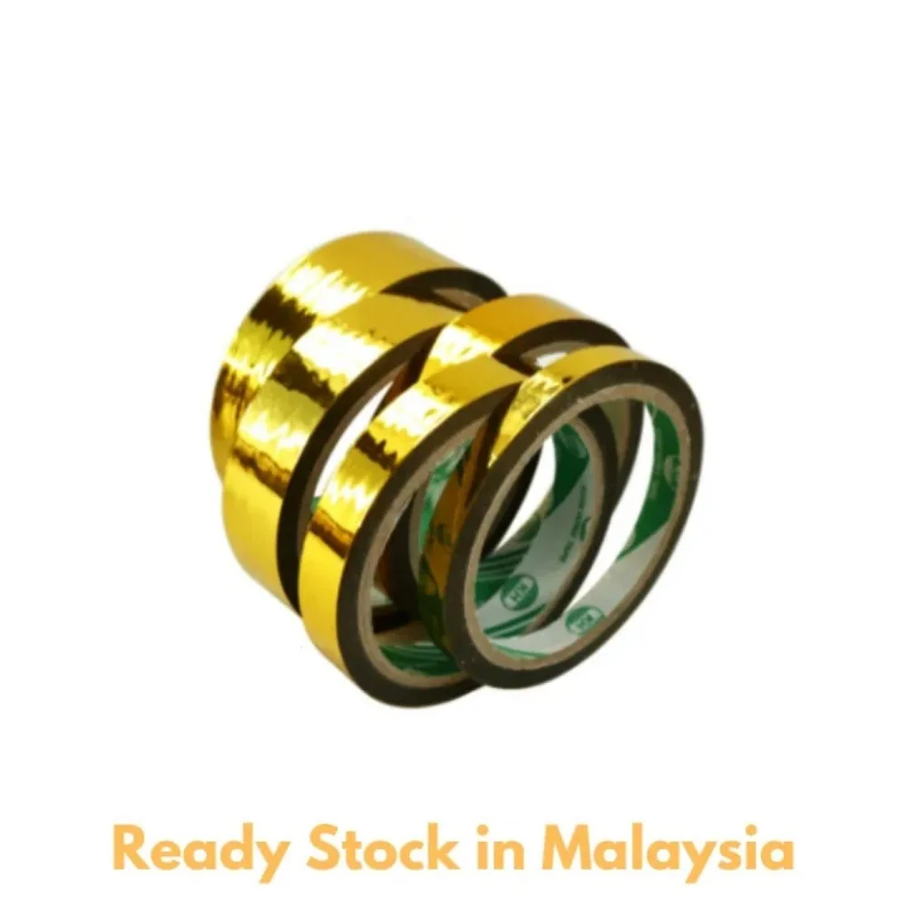 50M Glitter Slim Gold Silver F - Masking Tape Thin recension och pris