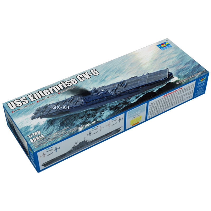 Trumpeter 06708 1/700 USS Ente - Model Kit Uss Enterprise recension och pris