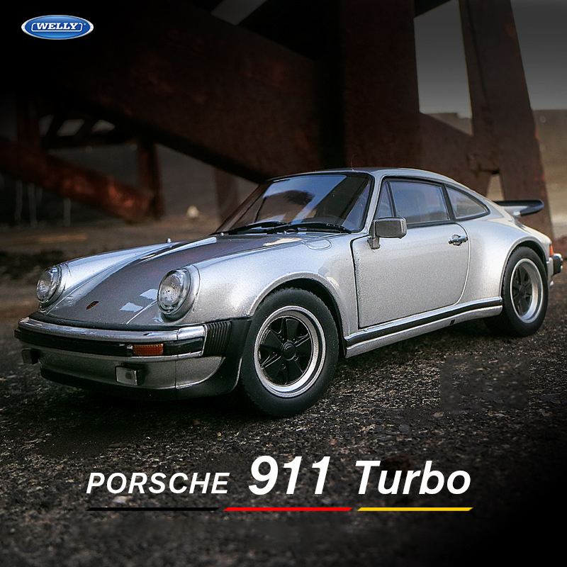 WELLY 1:24 Porsche 911 Turbo 3 - Model Kit Mustang recension och pris