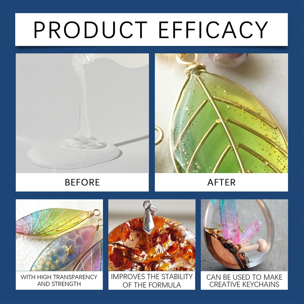 DIY Crystals Clear Epoxys Resi - Resin Kit Cast recension och pris