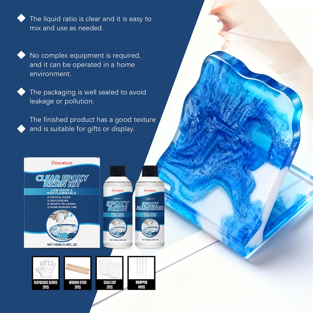 DIY Crystals Clear Epoxys Resi - Resin Kit Cast recension och pris