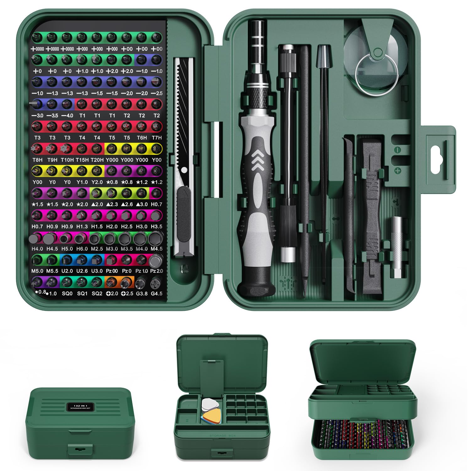 132 in 1 Precision Screwdriver - Model Kit Tweezers recension och pris
