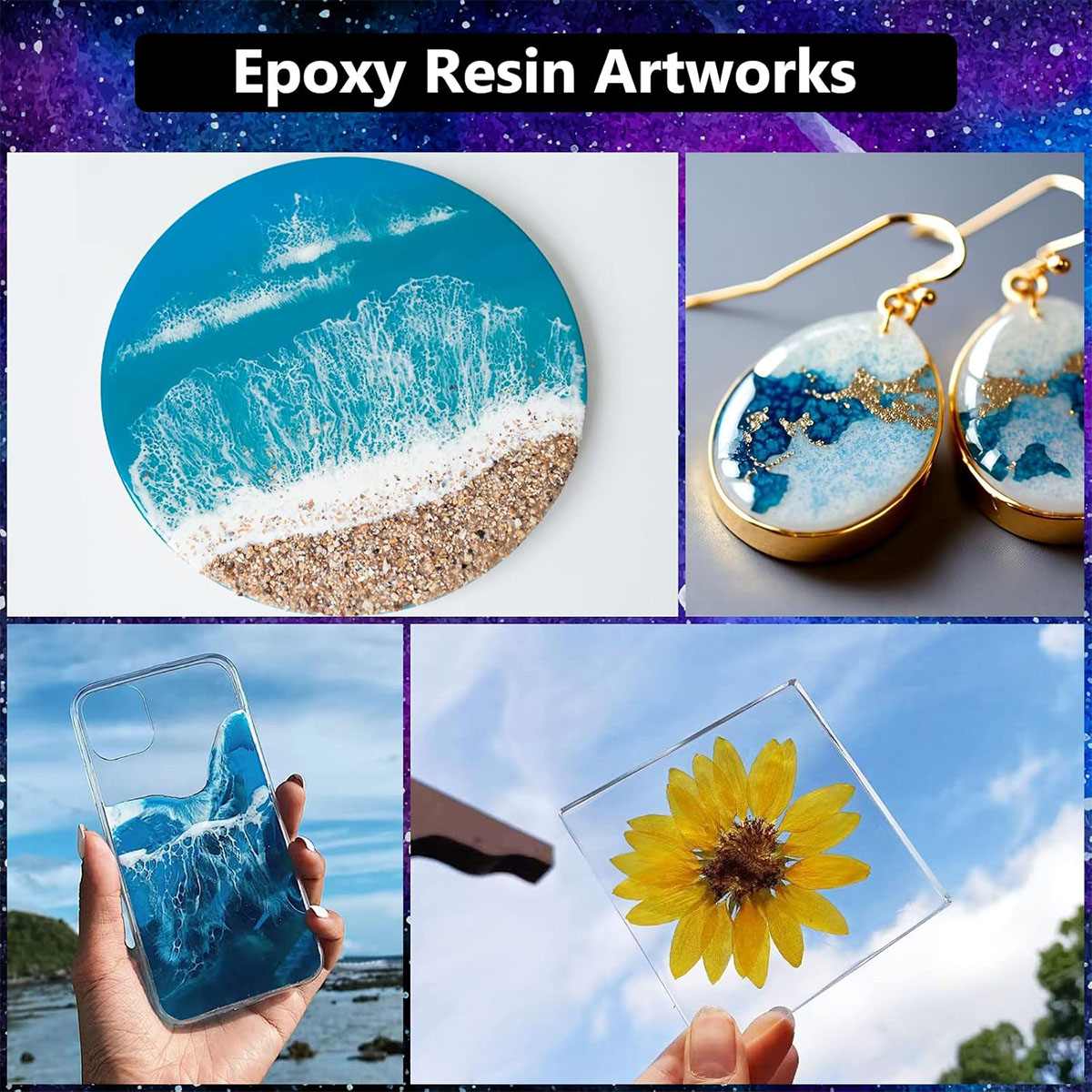 1000ml Crystal Clear Epoxy Res - Resin Kit Cast recension och pris