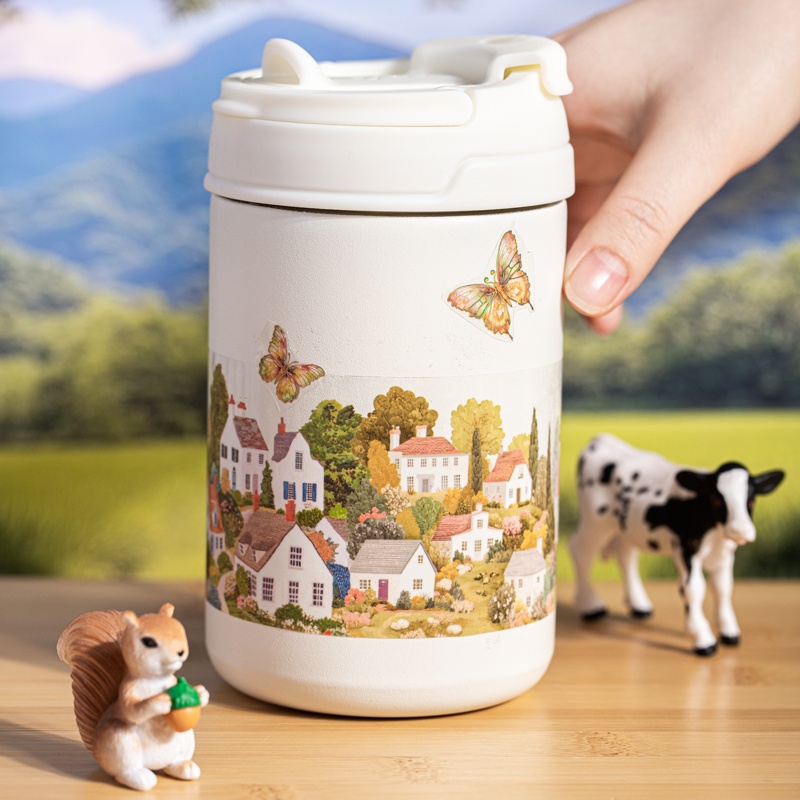 6 Rolls 6Cm×200Cm Village Them - Masking Tape Thin recension och pris