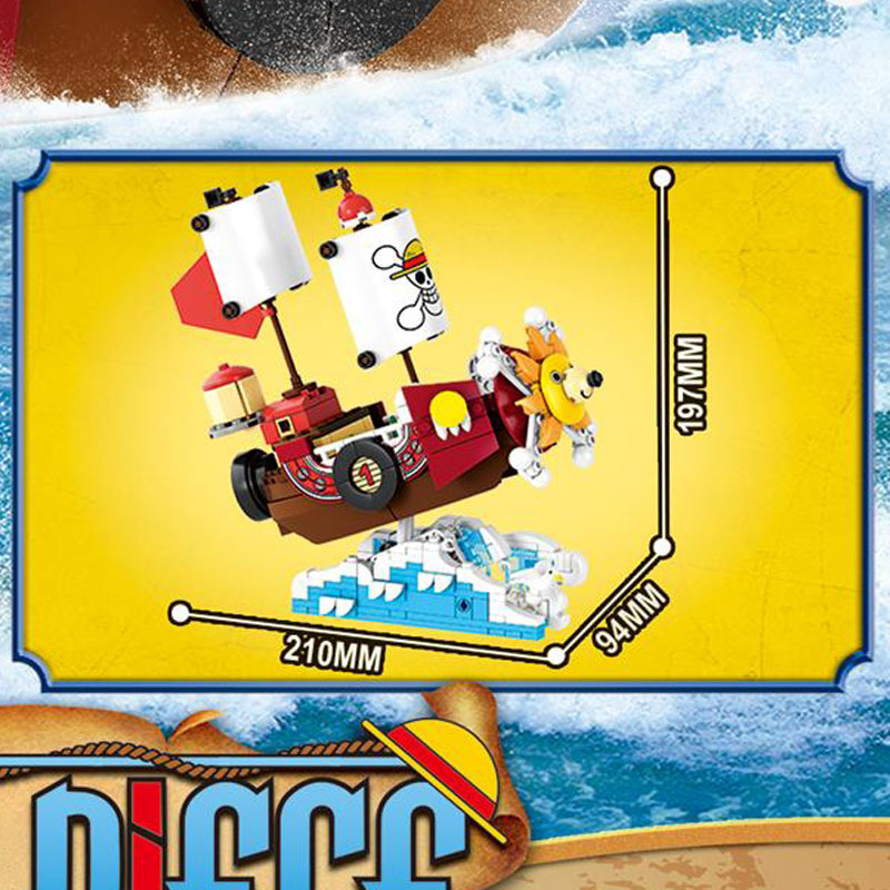 In Stock One Piece Pirate Ship - Model Kit Lego recension och pris