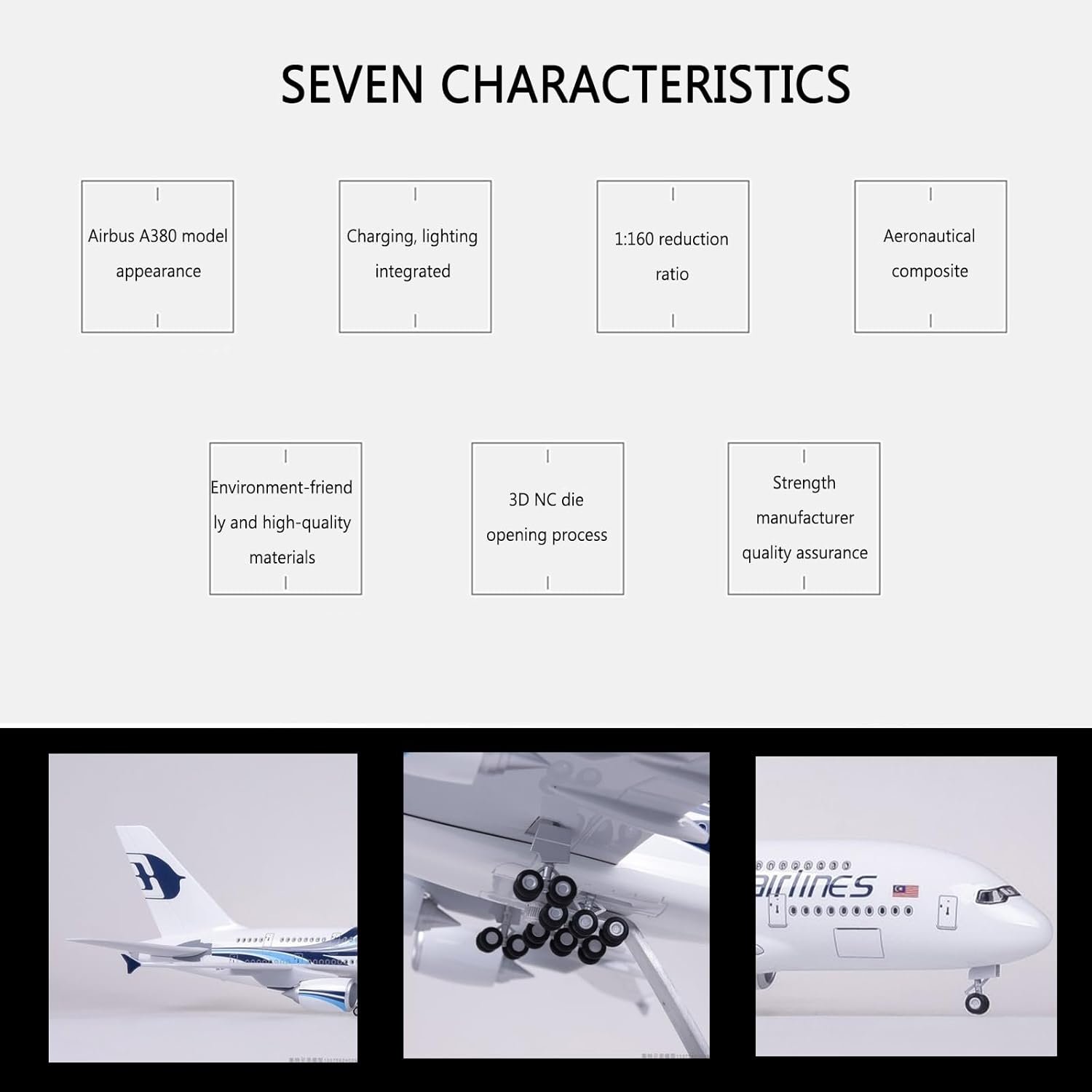 1:160 Scale Malaysia Airlines  - Resin Kit Cast recension och pris